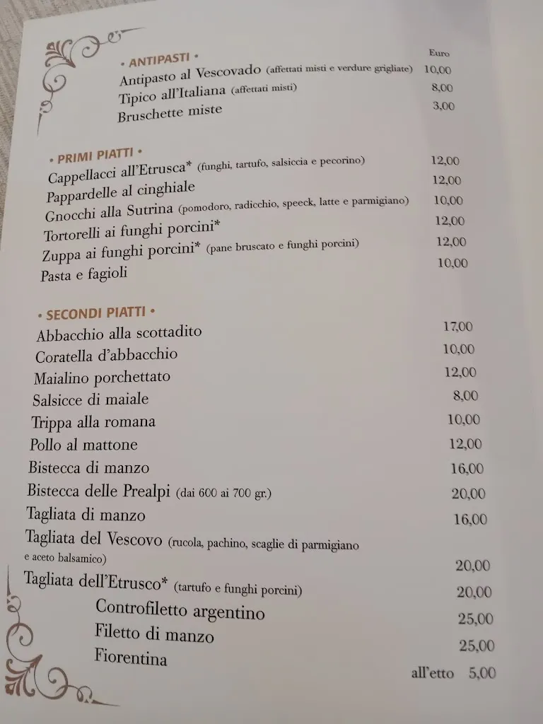 Menu_Il Vescovado Restaurant_Sutri_image_1