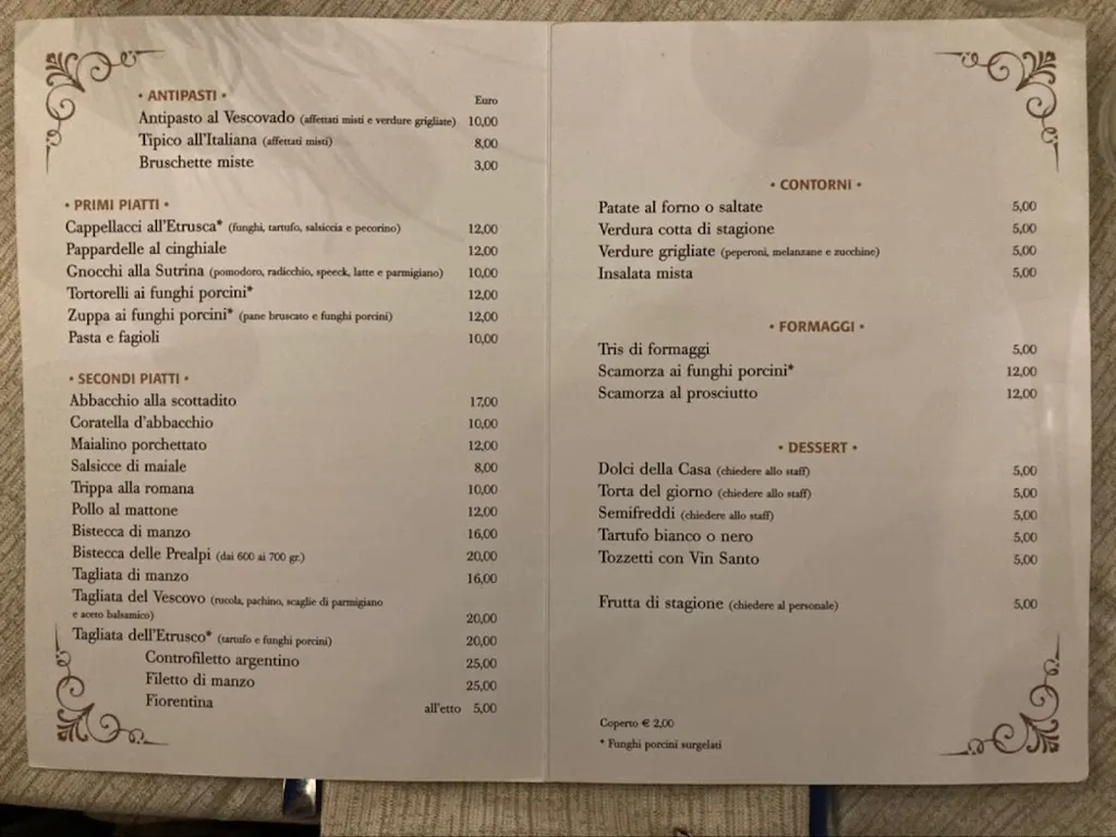 Menu_Il Vescovado Restaurant_Sutri_image_3