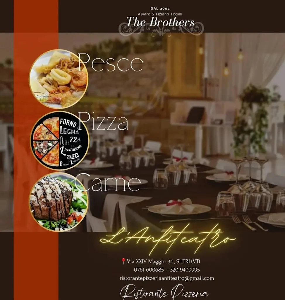 Menu_L'Anfiteatro Ristorante Pizzeria dei The Brothers_Sutri_image_3
