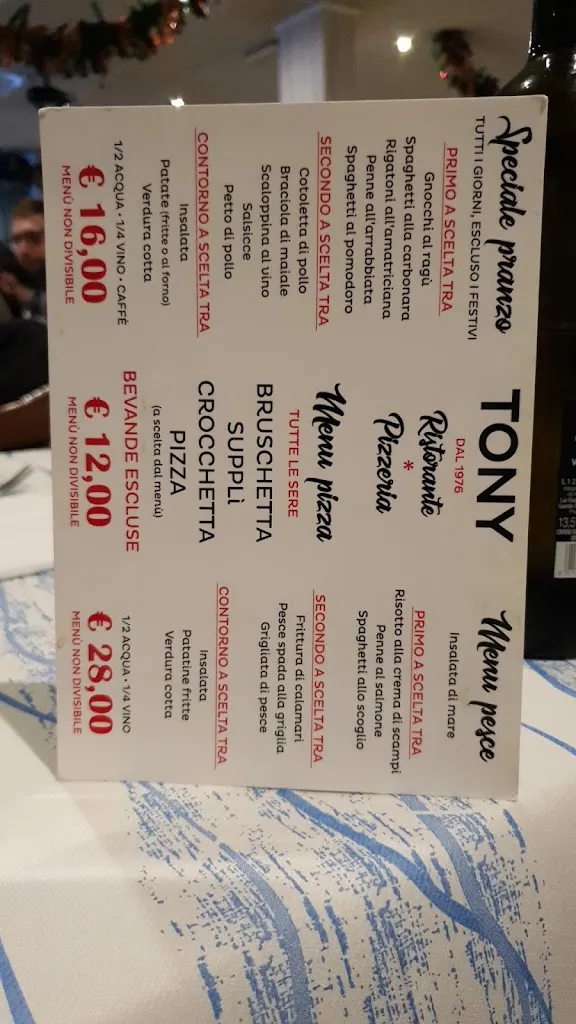 Menu_Tony Ristorante Pizzeria_Tor Lupara_image_4