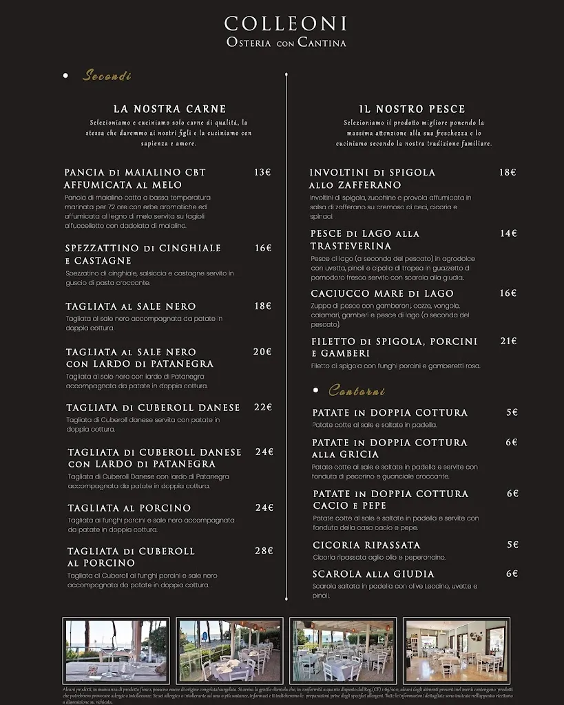 Menu_Colleoni Osteria con Cantina_Trevignano Romano_image_3