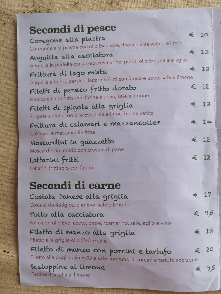 Menu_Trattoria La Tavernetta Trevignano Romano_Trevignano Romano_image_4