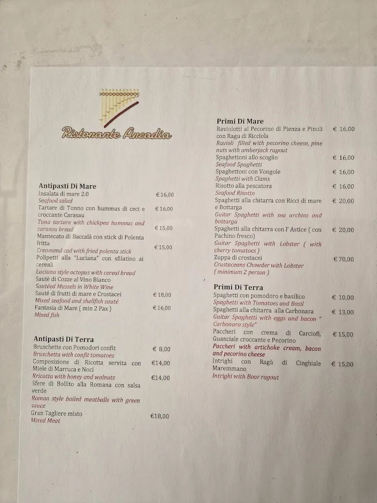 Menu_Arcadia Tarquinia_Tarquinia_image_1