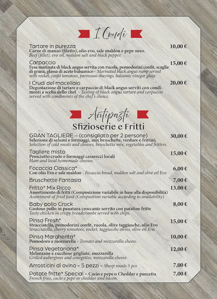 Menu_Bova's The Grill Steak House Tarquinia _Tarquinia_image_2