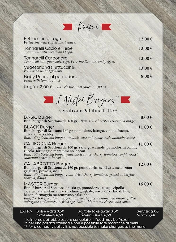 Menu_Bova's The Grill Steak House Tarquinia _Tarquinia_image_4