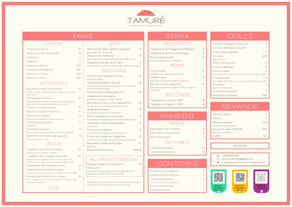 Menu_Tamurè - Ristorante_Tarquinia_image_1