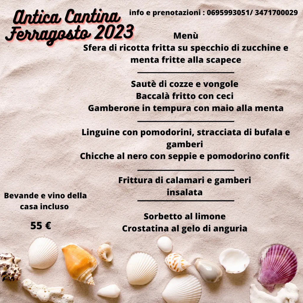 Menu_Antica Cantina - ristorante valmontone_Valmontone_image_1