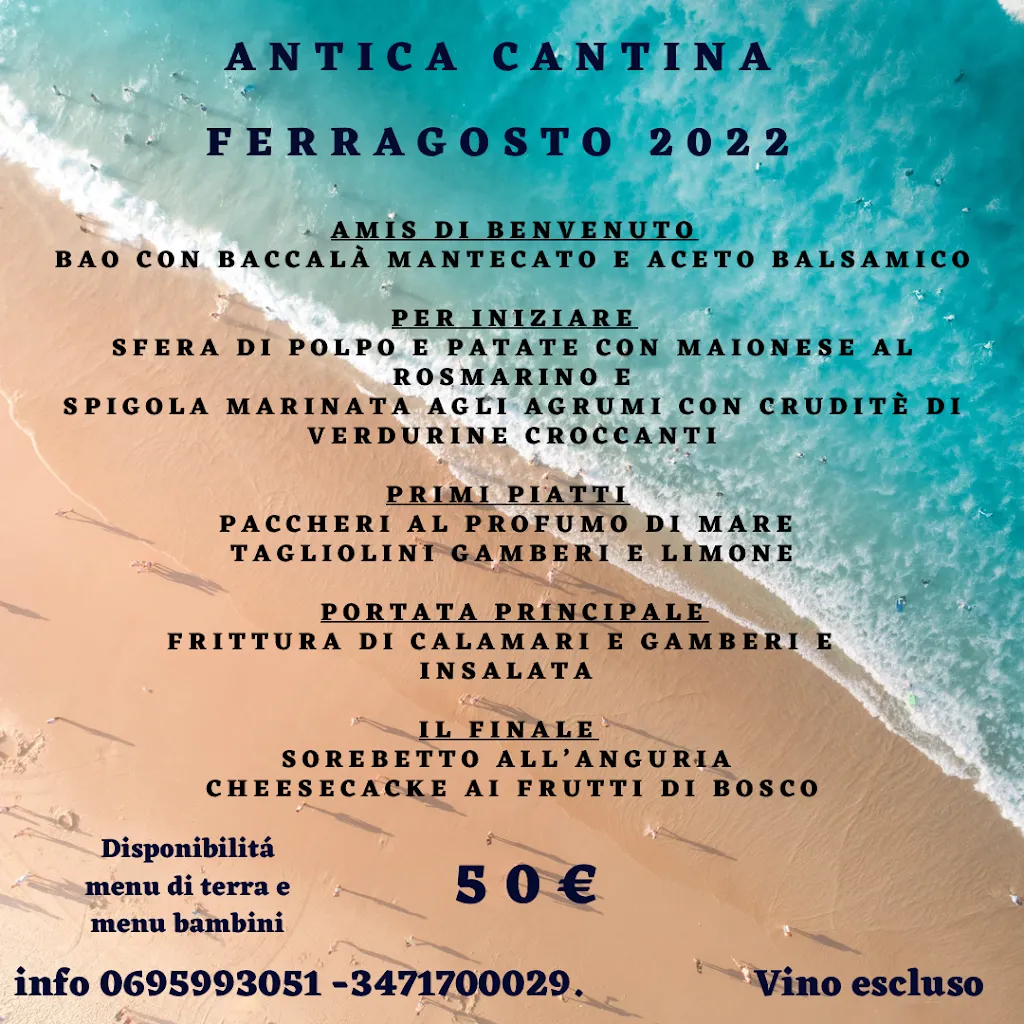 Menu_Antica Cantina - ristorante valmontone_Valmontone_image_2