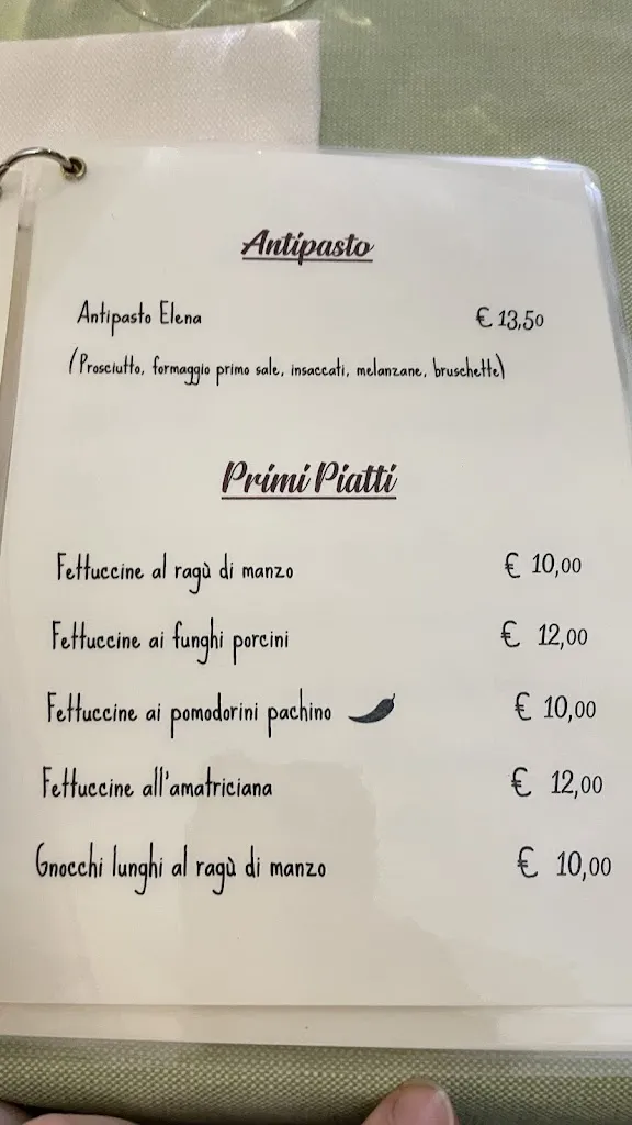 Menu_Trattoria Elena_Valmontone_image_1