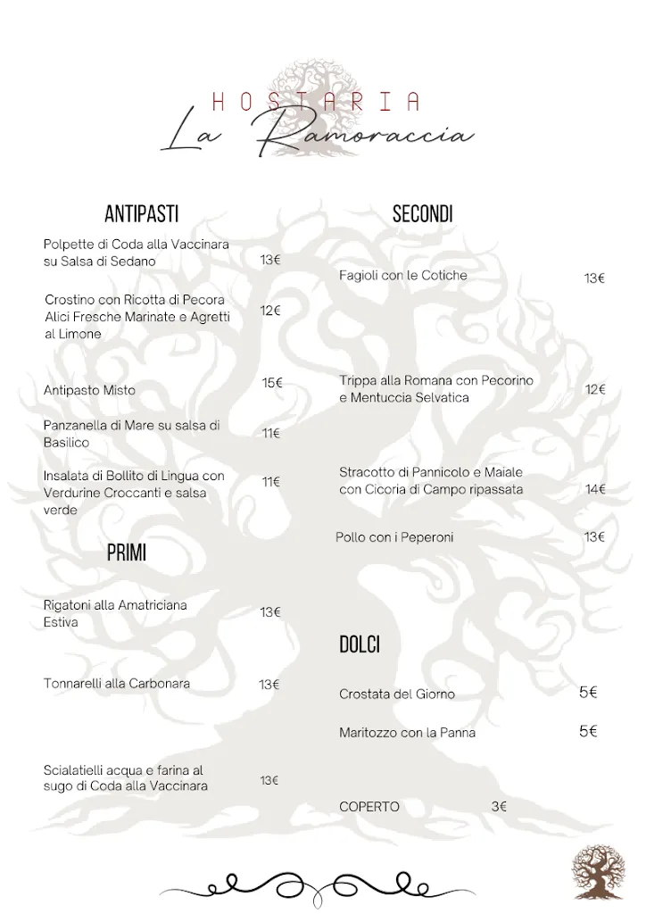 Menu_Hostaria La Ramoraccia_Veroli_image_1