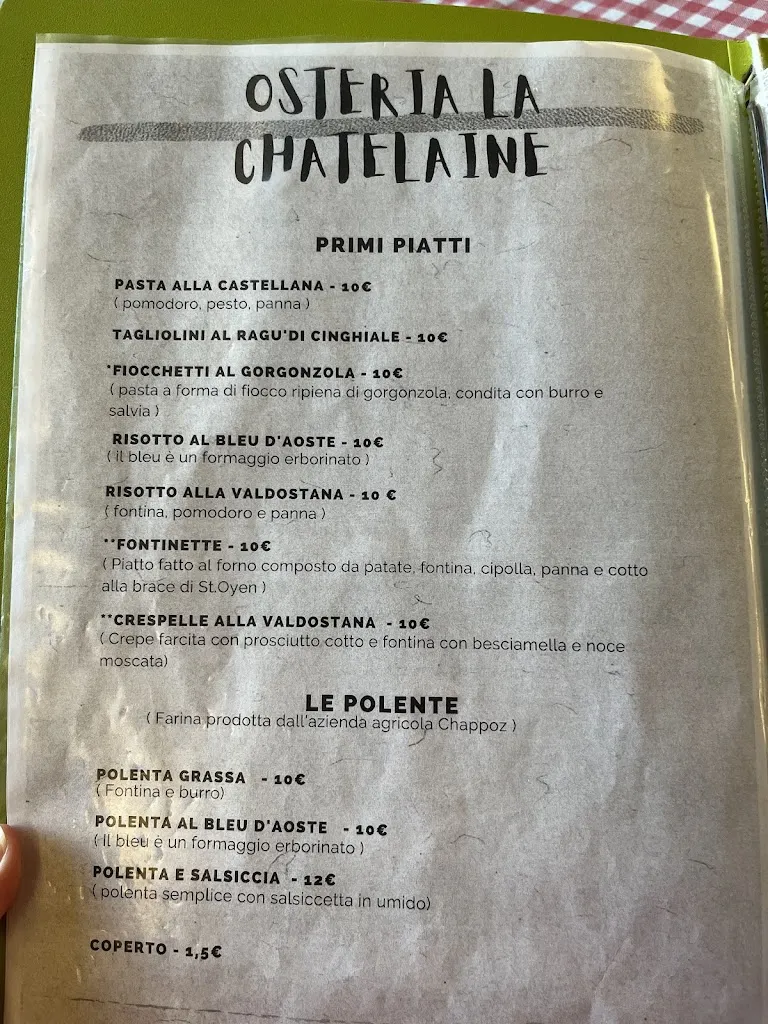 Menu_La Chatelaine osteria dell'ora tarda_Fénis_image_3