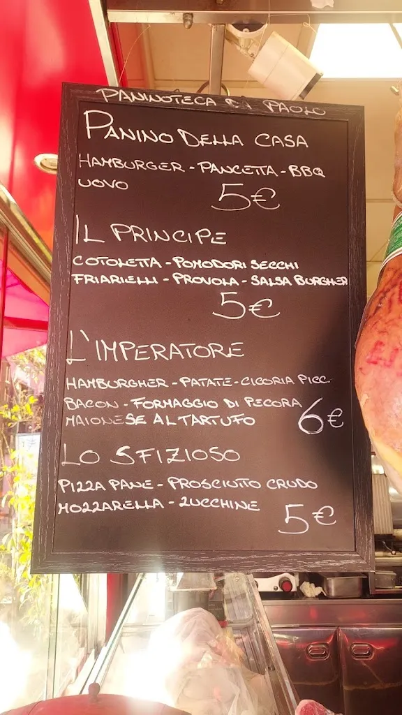 Menu_Paninoteca E Porchetta Da Paolo_Vicovaro_image_4