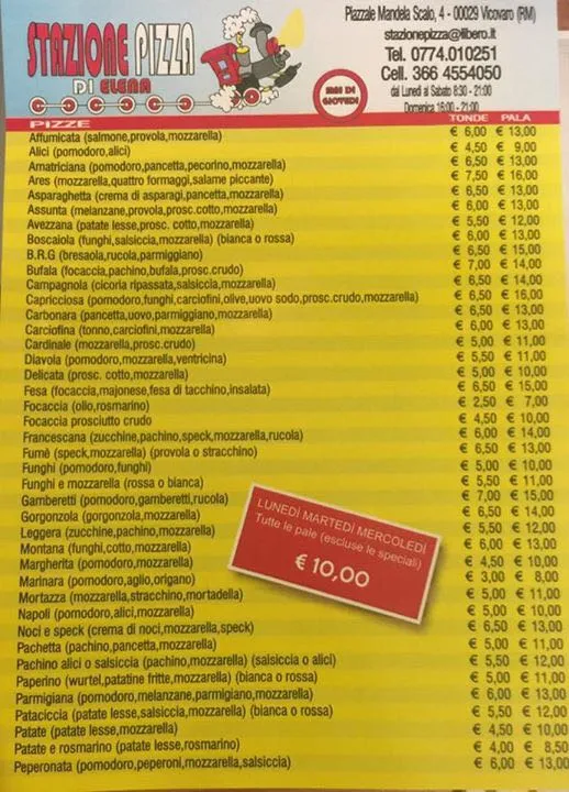 Menu_Stazione Pizza di Moltoni E._Vicovaro_image_4