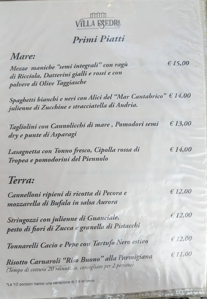 Menu_Ristorante Villa Esedra_Villa Adriana_image_2