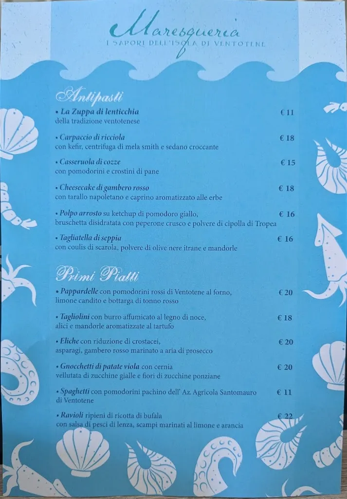 Menu_Ristorante Marisqueria_Ventotene_image_2