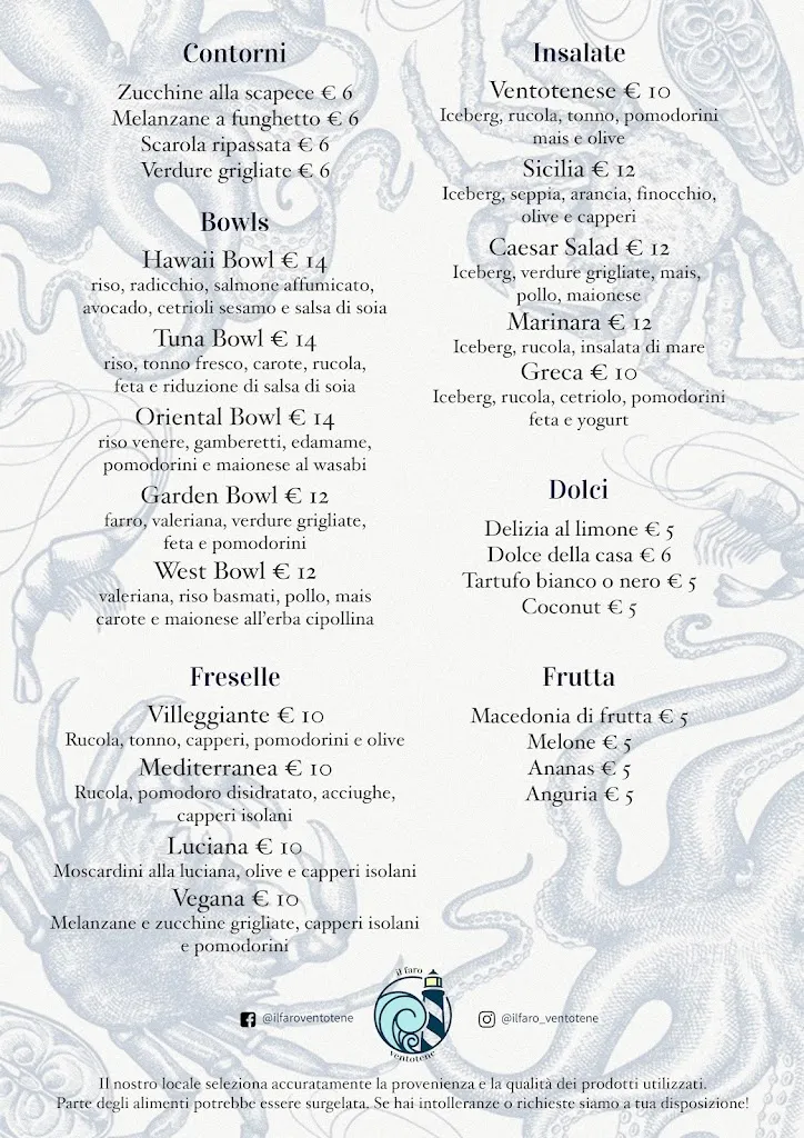 Menu_il Faro - Ventotene_Ventotene_image_1