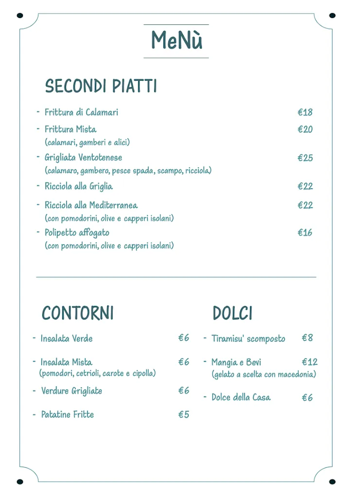 Menu_La Piazzetta Ventotene_Ventotene_immagine_1
