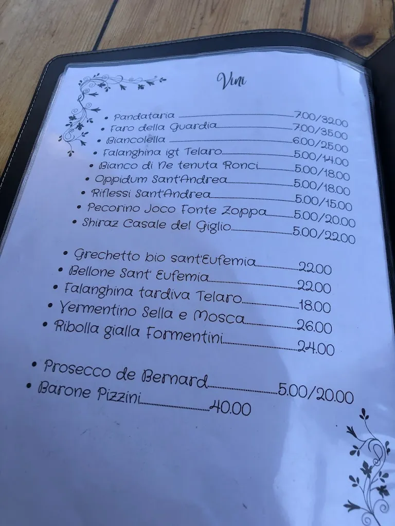 Menu_La lampara_Ventotene_image_1