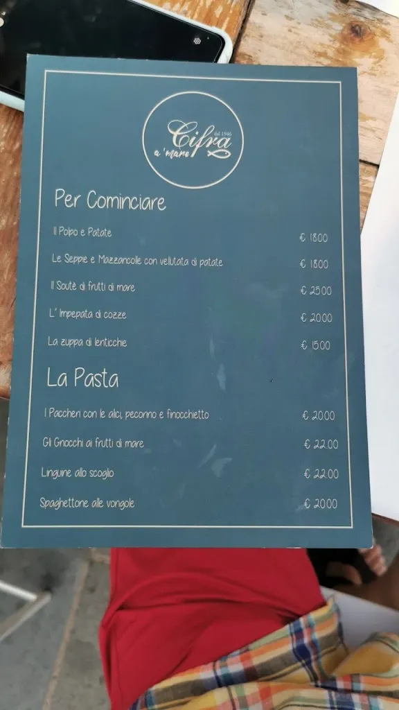 Menu_Cifra a mare_Ventotene_image_1