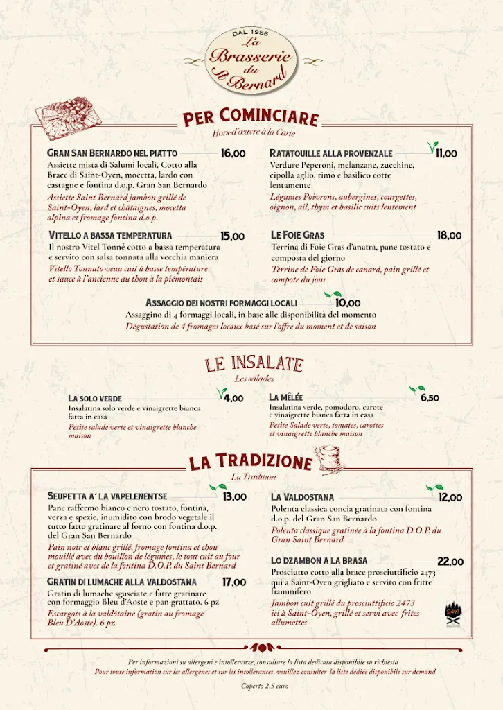 Menu_Brasserie du Saint Bernard_Etroubles_image_2