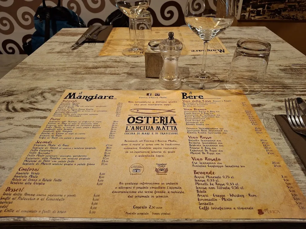 Menu_Osteria L'Anciua Matta_Albisola Superiore_image_1