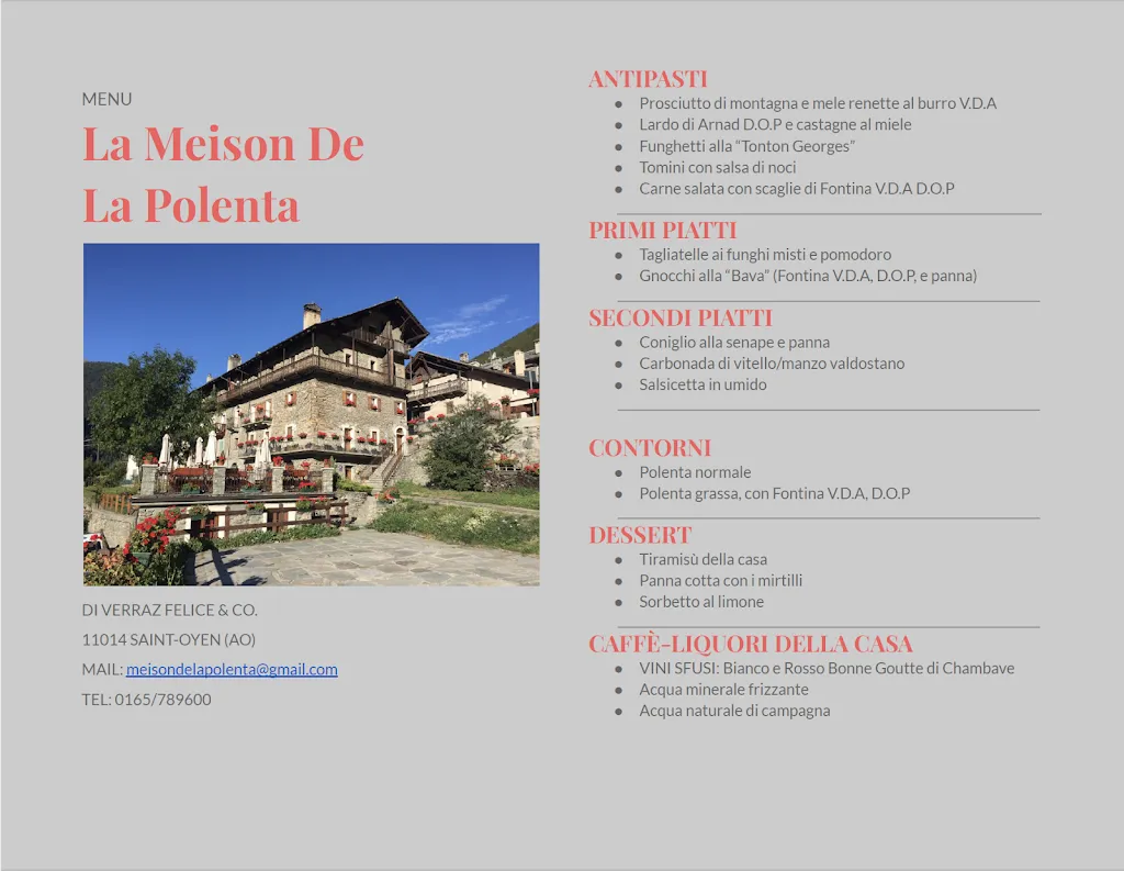 Menu_La Meison de La Polenta_Etroubles_image_2