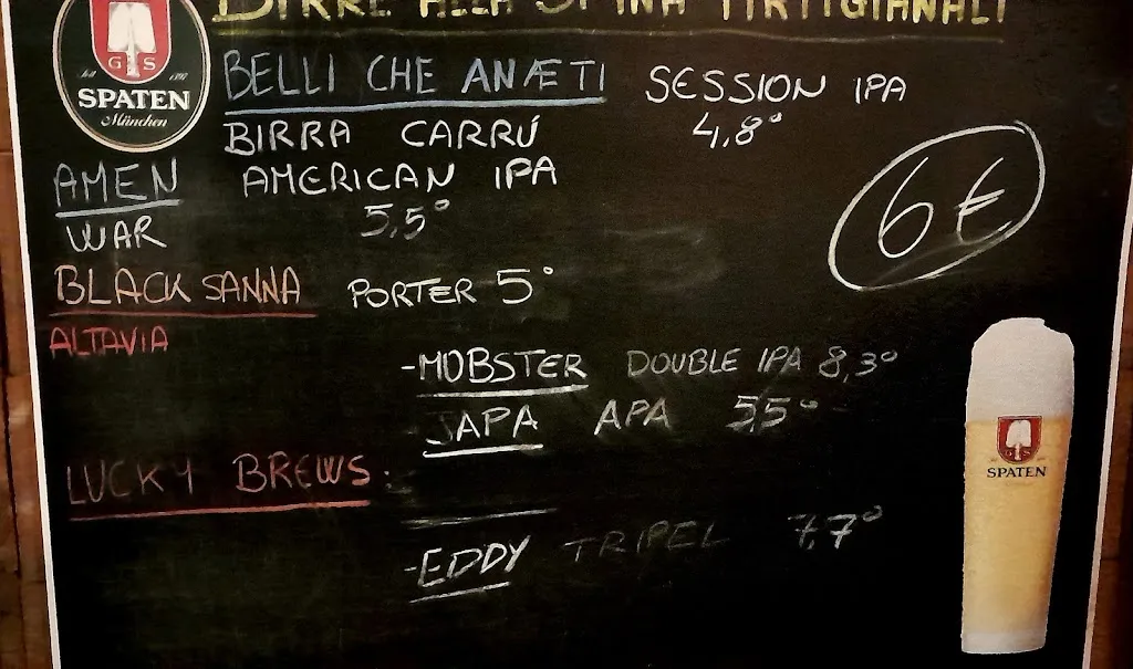 Menu_Pub la Taverna dei Peccatori_Albisola Superiore_image_1