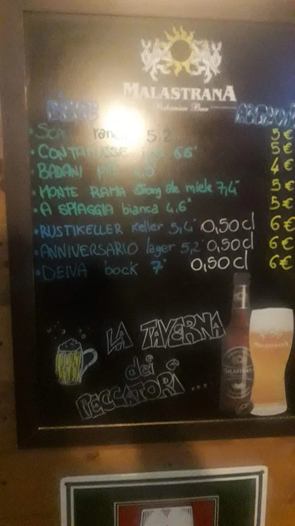 Menu_Pub la Taverna dei Peccatori_Albisola Superiore_image_4