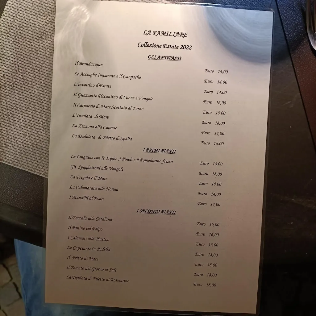 Menu_La Familiare_Albisola Superiore_immagine_1