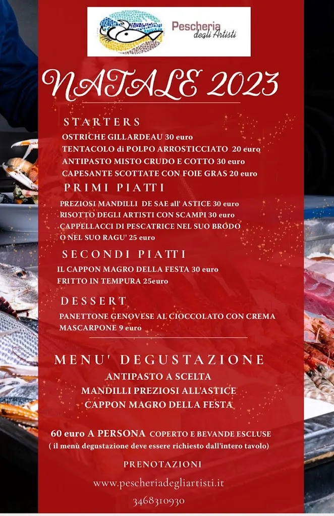Menu_Osteria La Pescheria degli Artisti_Albisola Superiore_image_1