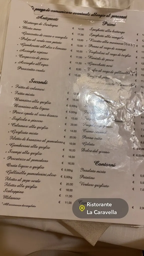 Menu_La Caravella_Albisola Superiore_image_2