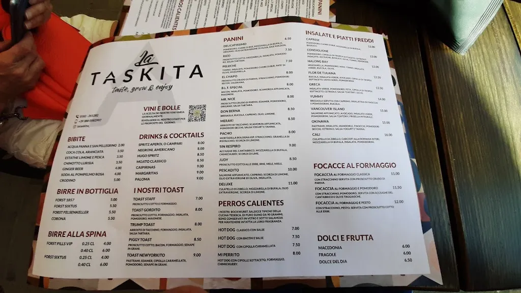 Menu_La Taskita Alassio_Alassio_image_3