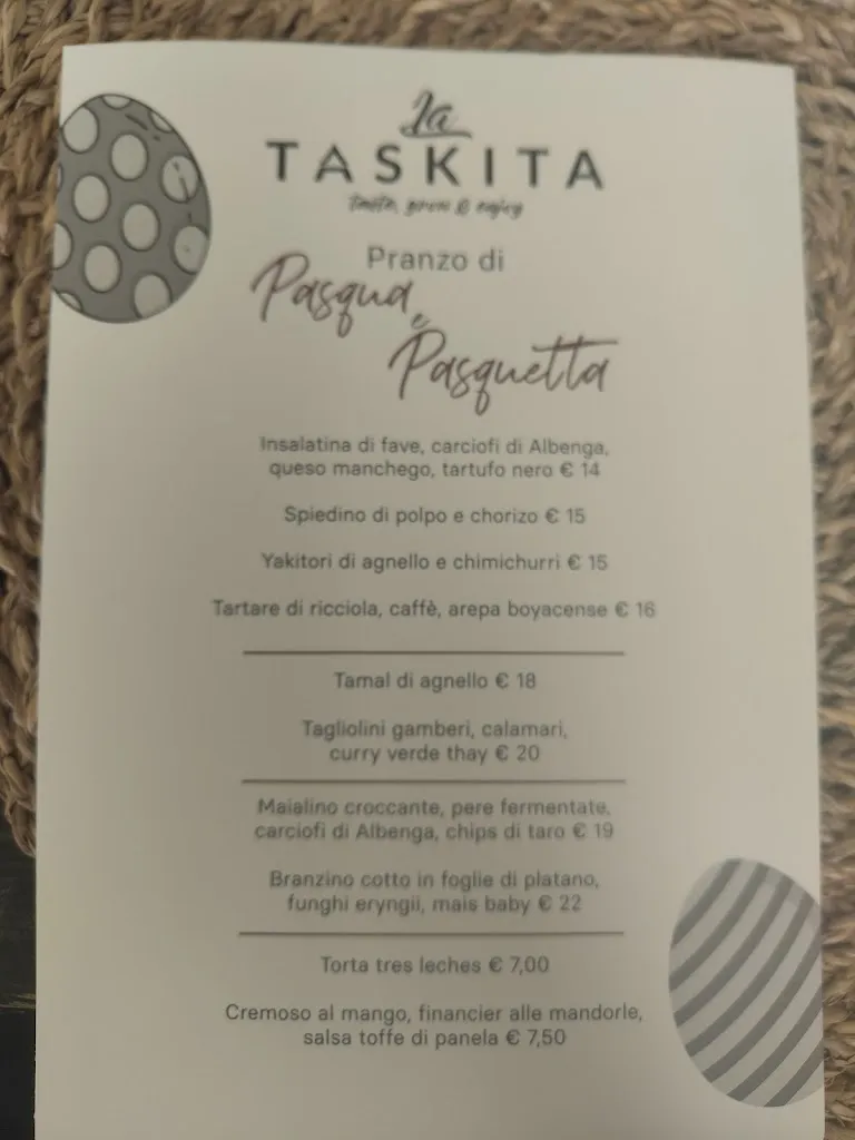 Menu_La Taskita Alassio_Alassio_image_4