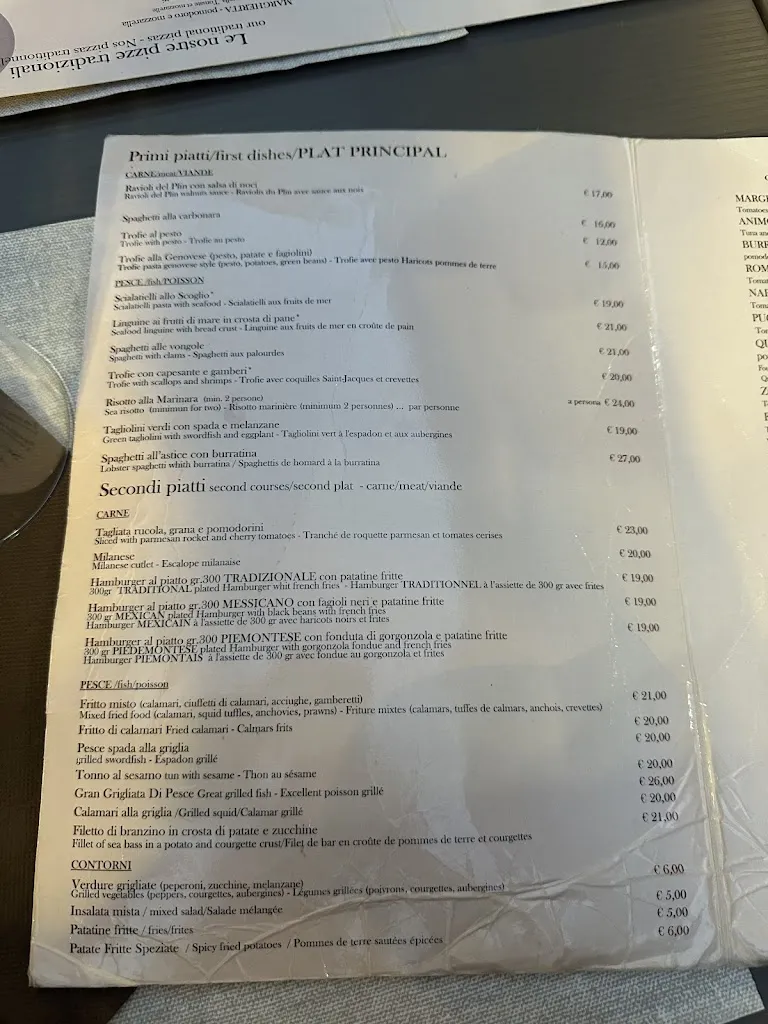 Menu_Damare Restaurant Bar - ALASSIO_Alassio_immagine_2