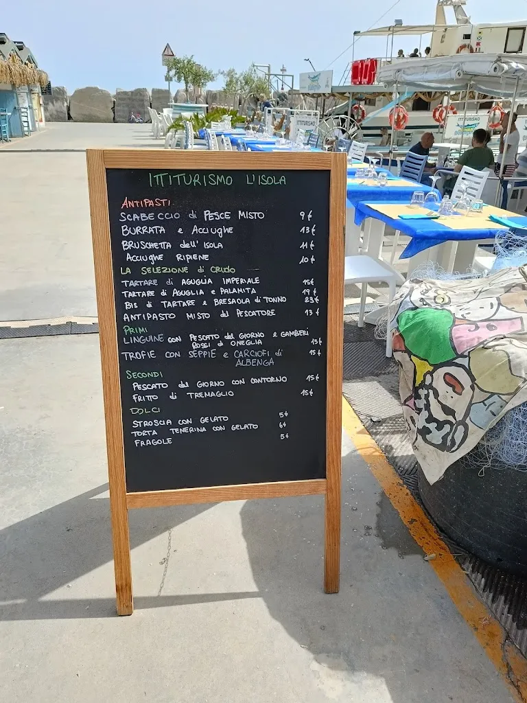 Menu_Ittiturismo L'Isola - Pescatori in cucina_Alassio_image_2