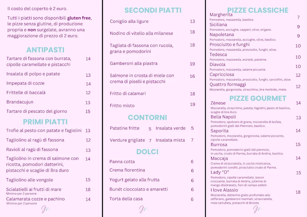 Menu_Osteria Maccaja_Alassio_image_1