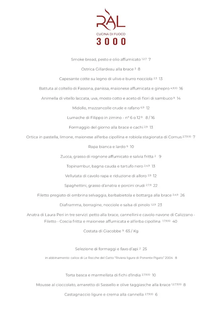 Menu_Ral 3000 - Cucina di fuoco_Alassio_image_3