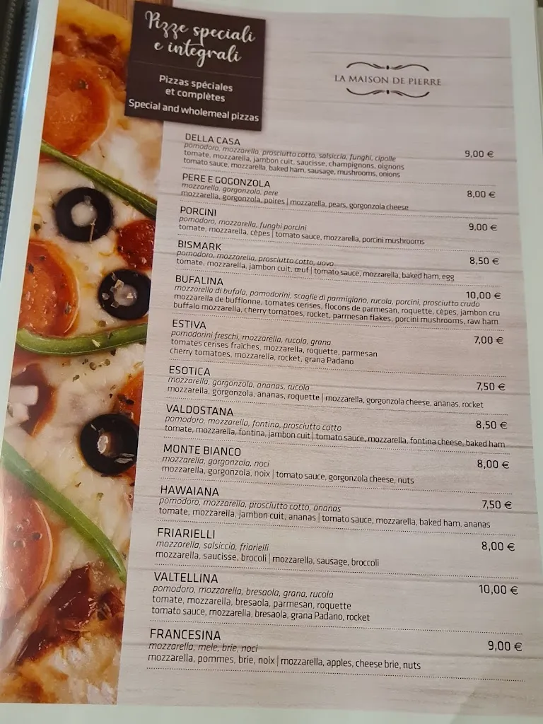 Menu_La Maison de Pierre_Gignod_image_1