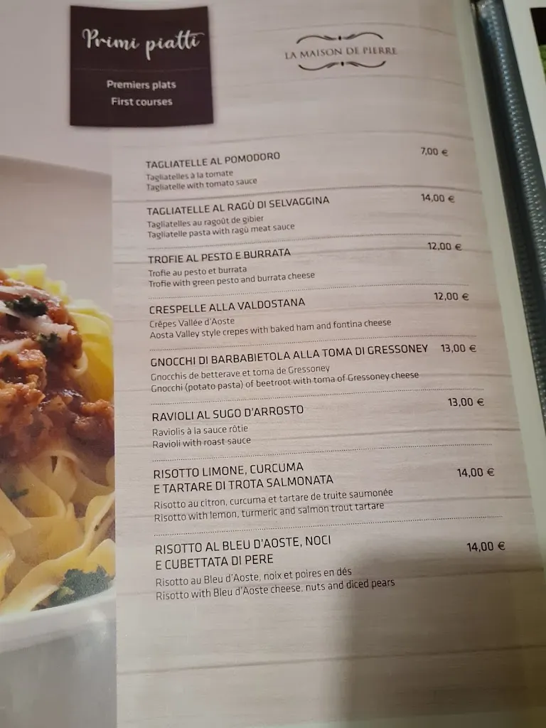 Menu_La Maison de Pierre_Gignod_image_4