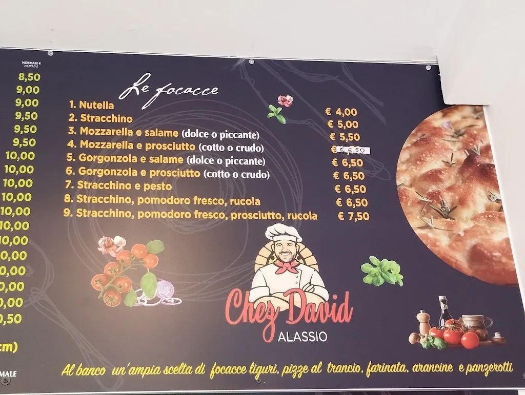 Menu_Chez David pizzeria street food_Alassio_image_4