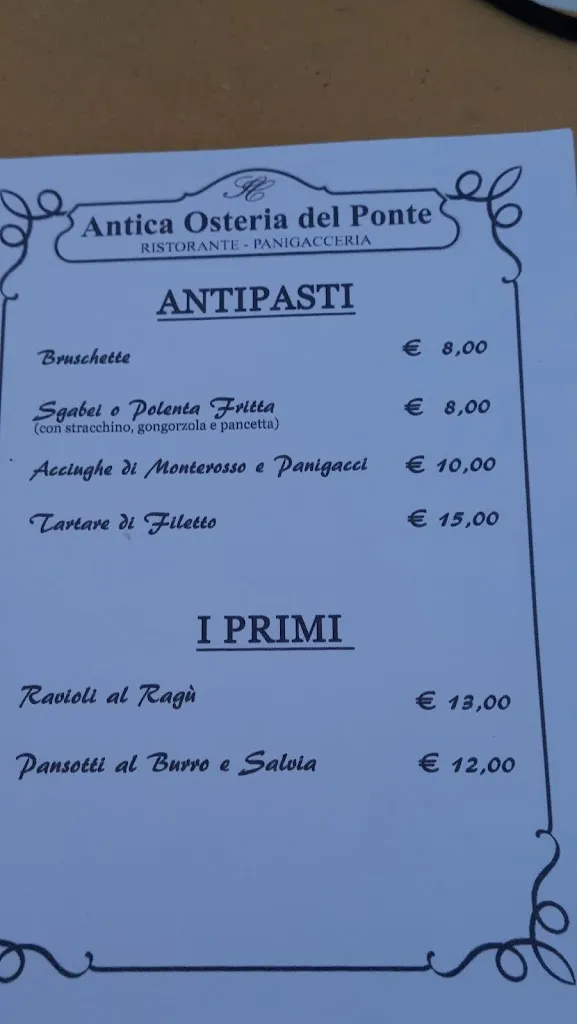 Menu_Antica Osteria Del Ponte_Arcola_image_2