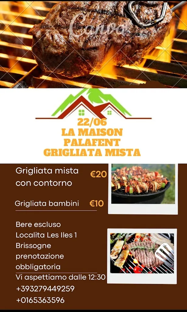 Menu_Ristorante Pizzeria Bar La Maison Palafent_Grand Brissogne_image_2