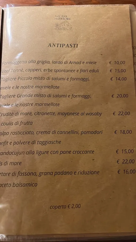 Menu_La Casa del Priore_Andora_image_1