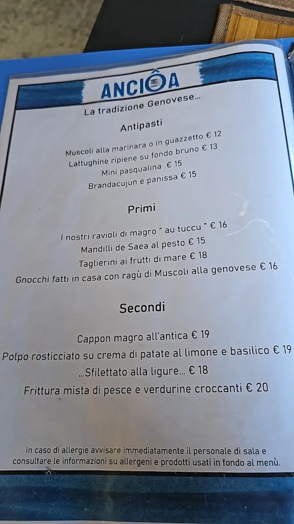 Menu_Anciôa_Arenzano_immagine_1