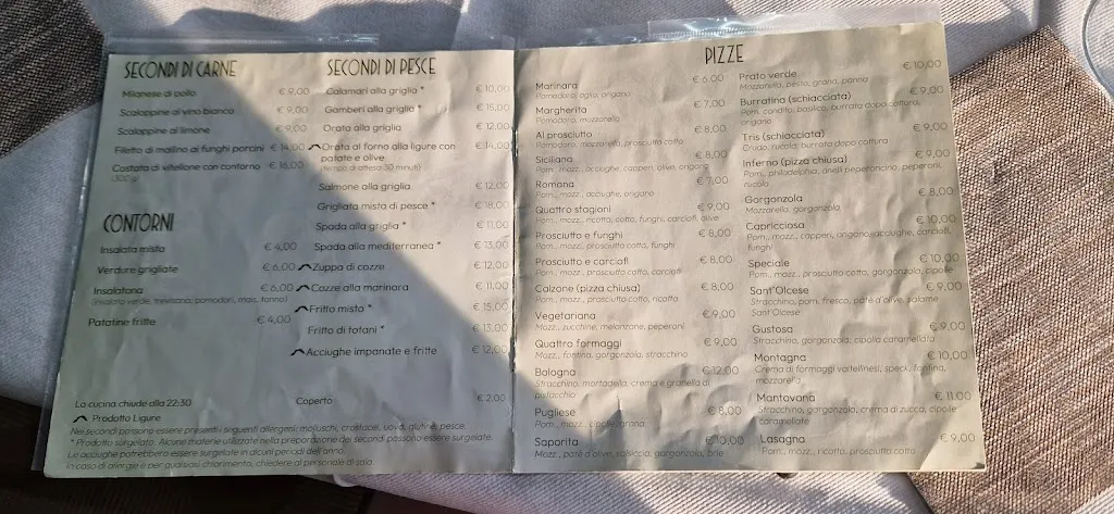 Menu_Ristorante Pizzeria L'Officina_Arenzano_image_1