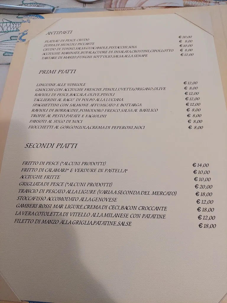 Menu_Trattoria Carlito_Arenzano_image_1