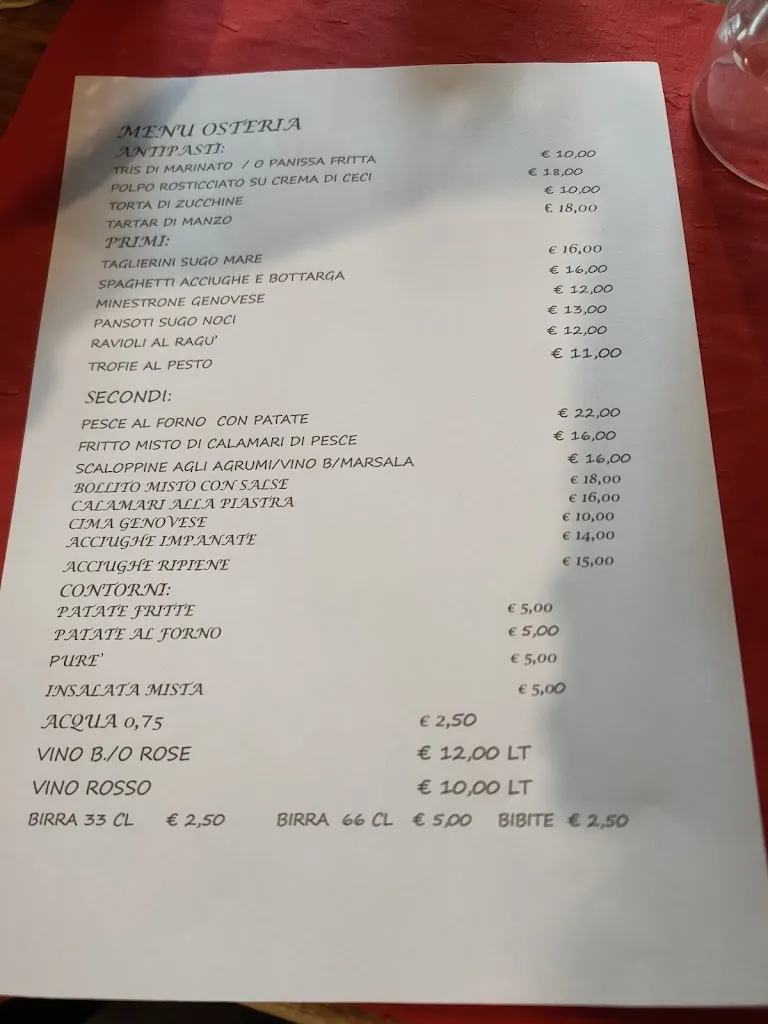 Menu_L'Osteria c'era una Volta_Arenzano_image_2