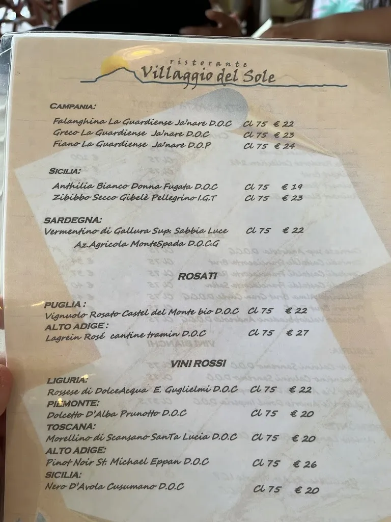 Menu_Ristorante Villaggio del Sole_Bergeggi_image_1