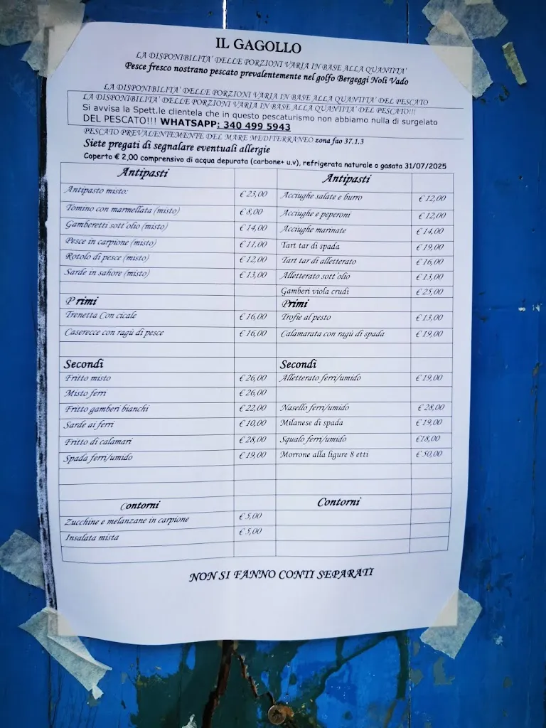 Menu_Il Gagollo_Bergeggi_image_2