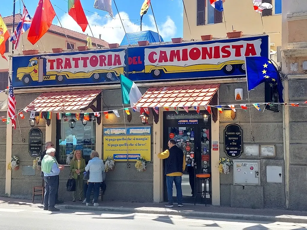 Trattoria del Camionista restaurant in Bergeggi
